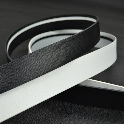Luxury Brand Belts for Men &Women Unisex Fashion Shiny White Design pin Buckle High Quality Waist Leather Belts ceinture homme