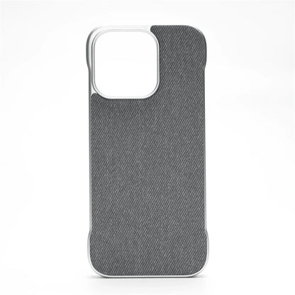 Ultra Thin Frameless Cloth Texture Magnetic Case For iPhone 17 Air 16 Pro Max 15 14 MagSafe Wireless Charge Borderless Hard Cove