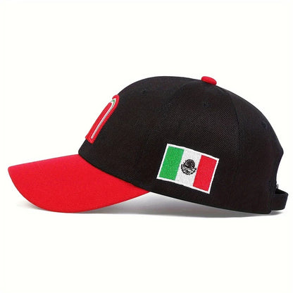 Unisex M Letter Embroidery Baseball Caps Spring Autumn Outdoor Adjustable Casual Hats Sunscreen Hat