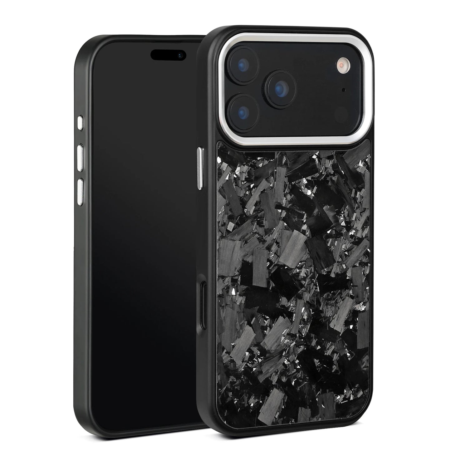 Real Premium Forged Carbon Fiber Phone Case For iPhone 17 Pro Max Air Shockproof Anti-slip Magnetic Wireless Charging Cover