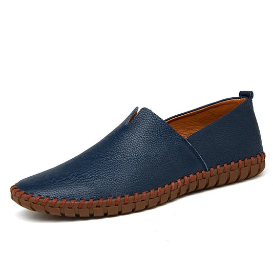 Fashion Men's Driving Shoes Handmade Leather Men Loafers Soft Breathable Men's Casual Shoes