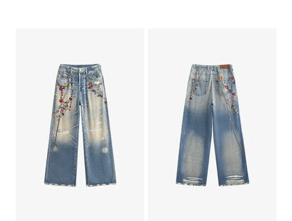 Women Denim Jean 2025 Spring New Long Pants 8518053