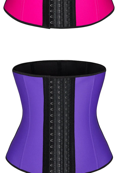 Waist Trainer corset Latex Women Plus Size Waist Cinchers Body Shaper Tummy Control  Fajas Colombianas with Hooks Slimming Belt