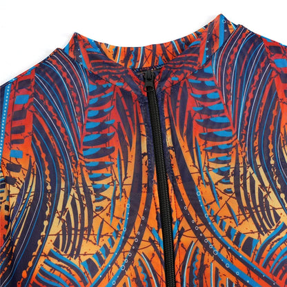 One Piece Sun Protection Swimwear 2026 Women Long Sleeved Print Swimsuit Female Sports Bathers Swimming Bodysuit Beach купальник