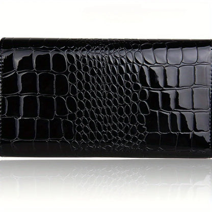 Patent leather women's clutch bag Large capacity clutch bag chain clutch bag Single shoulder straddle bag