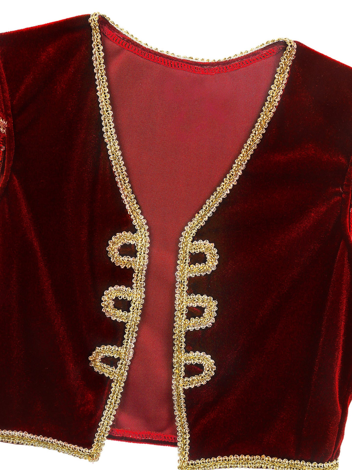 Boys Mythical Prince Arabian Carnival Cosplay Outfit Halloween Party Arabian Prince Role Play Waistcoat Vest Top+Belted Pants