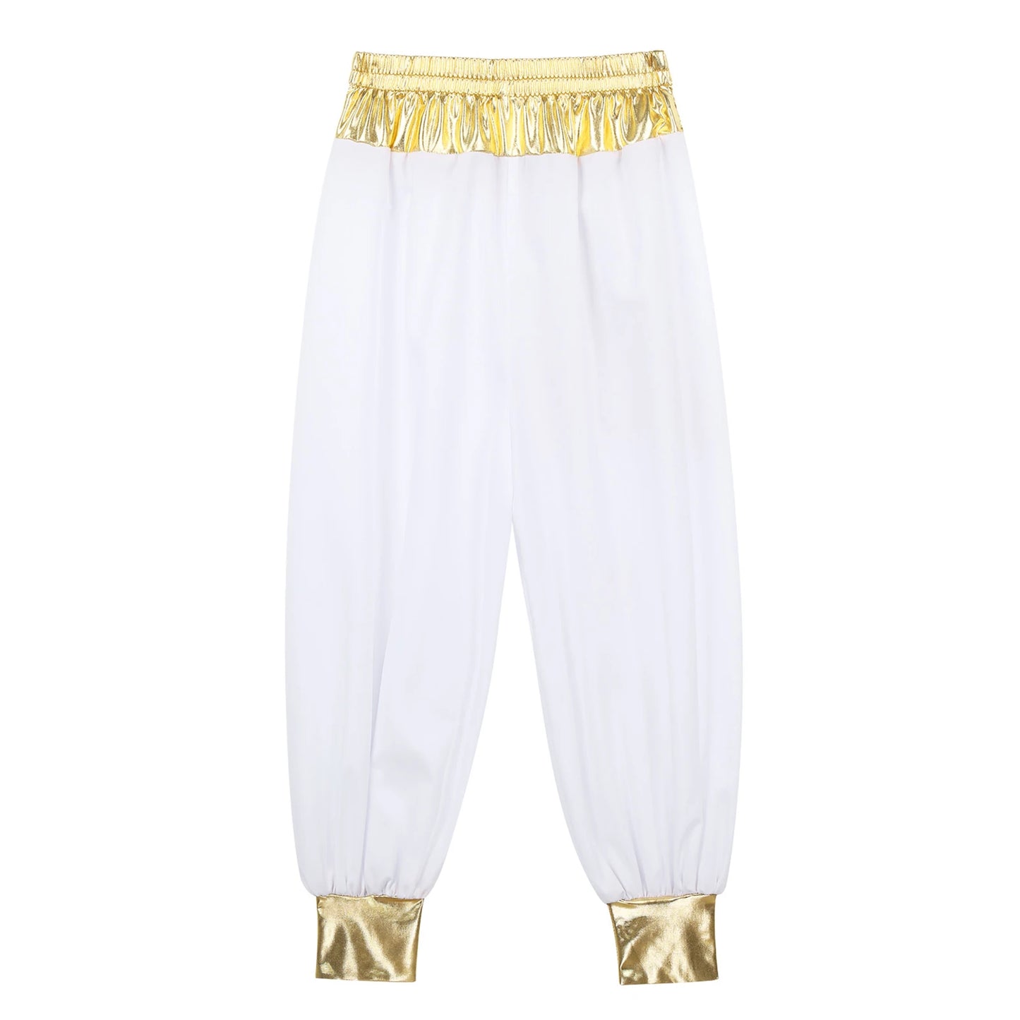 Boys Arabian Costume Arabian Prince Cosplay Dress Up Vest Waistcoat Harem Pants Suit for Halloween Carnival Stage Performance