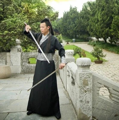 Traditional Chinese Ancient Tang Costume Stage Performance aduation Photoaphy Class orm Men's Women's Hanfu Xiake Boo...