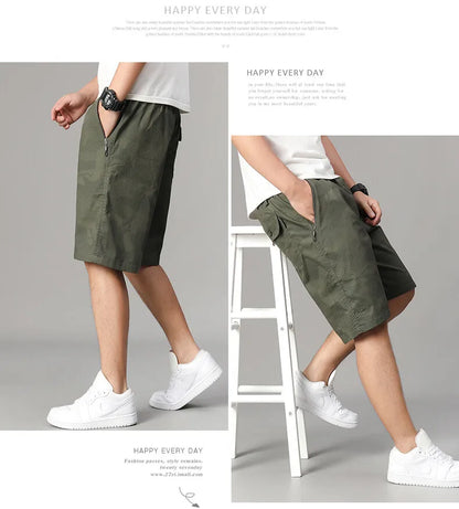 Mens Light Weight Sweat Shorts Oversized Casual Cotton Cargo Shorts Elastic Waist Drawstring Lounge Athletic Short with Pockets