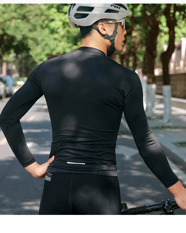 Lameda Cycling Jersey Spring Summer Cycling Clothes For Men Men's Summer Quick Dry Breathable Road Cycling Suit Long Sleeve Top