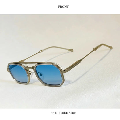 UV400 Protection Square Sunglass Men Vintage Steampunk Sunglasses Women Woman Luxury Fashion Glasses Gafas De Sol Hombre Okulary