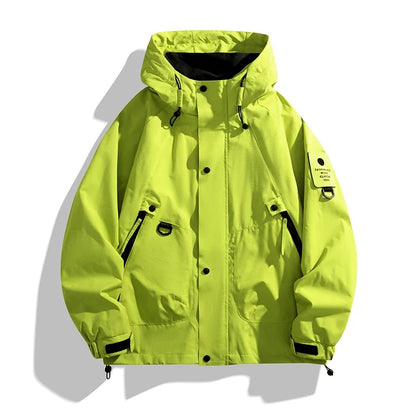 Men Women Waterproof Hiking Jacket Windproof Camping Windbreakers Oilproof Fishing Trekking Jacket Autumn Spring Sport Rain Coat