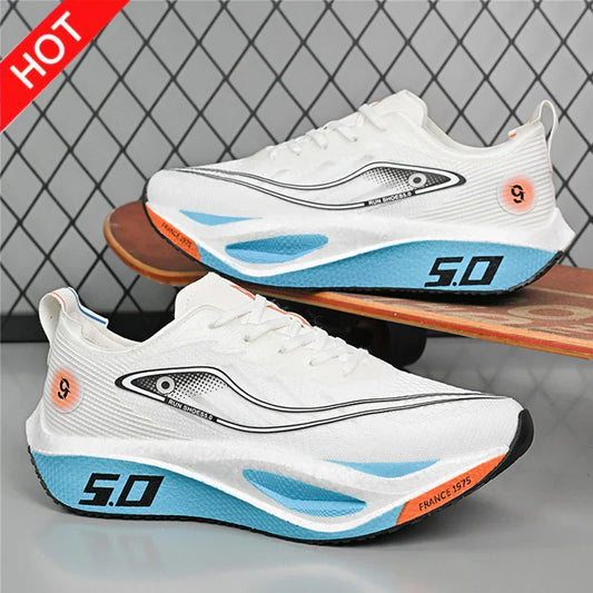 New Sports Shoes for Men&Women, Running Sneakers, Carbon Plate, Male Marathon Racing, Shock-absorbing, Athletics Training Shoes