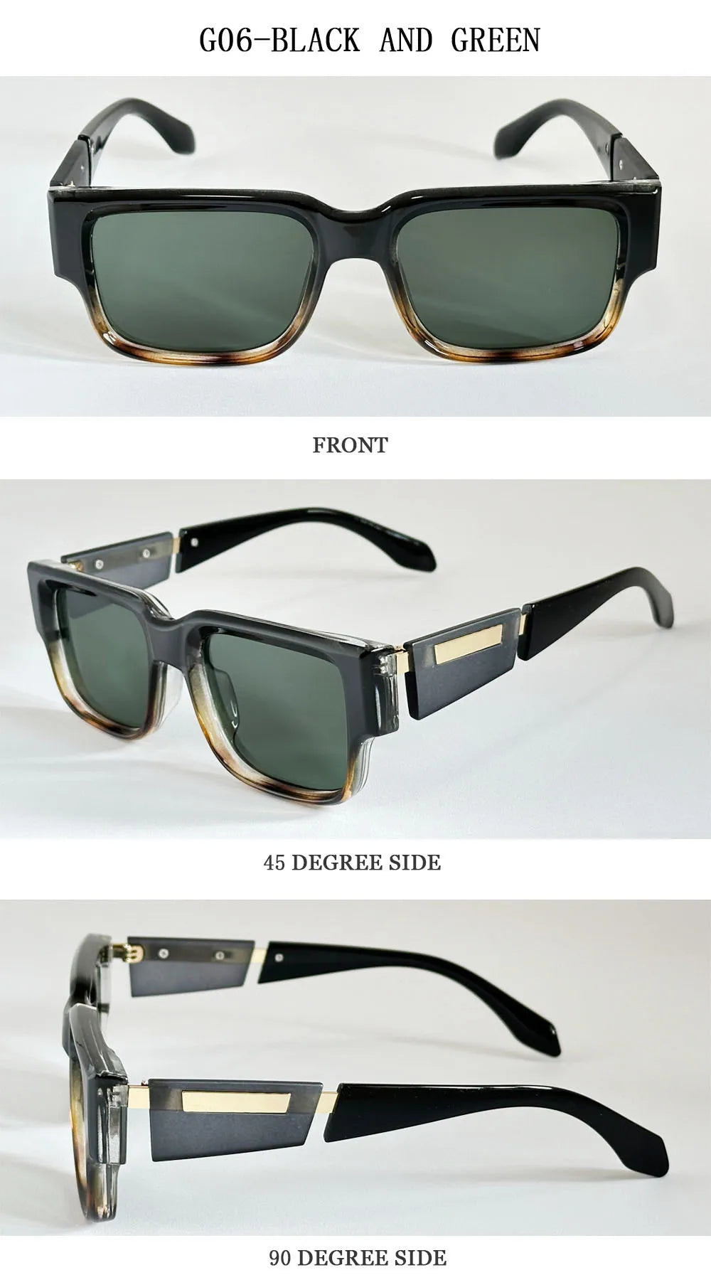 New Square Sunglass Men Luxury Sunglasses Women Vintage Fashion Glasses Summer Vacation Gafas De Sol Hombre Lunette Soleil Femme