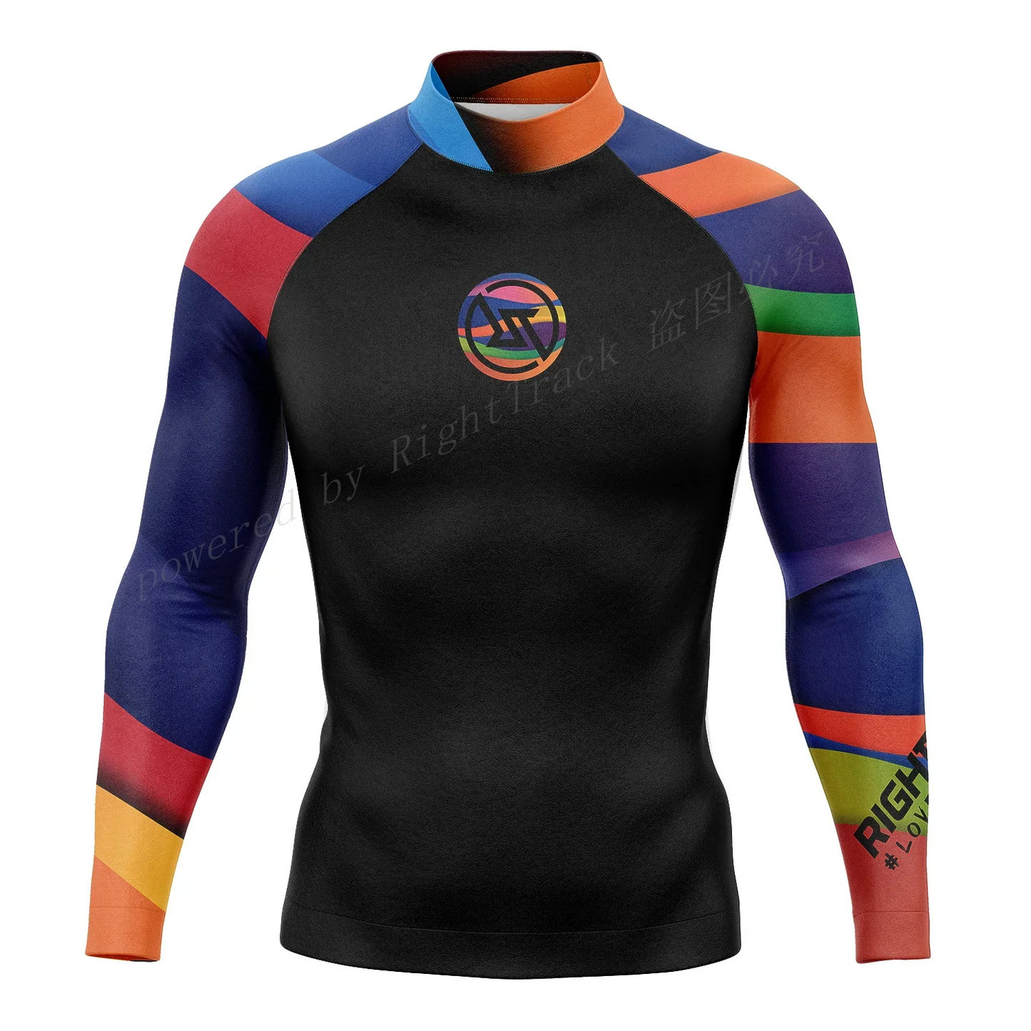 RT Rashguard Snorkeling Color Block Long Sleeve Surf Shirt UV Protection Swimwear UPF Summer Diving Sunscreen Beachwear