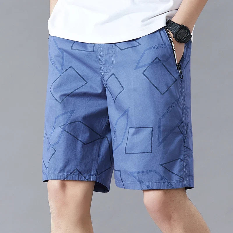 Summer Men's Beach Shorts Loose Casual Sports Jogger Shorts Big Size 6XL Man Print Shorts Swimsuit Quick Dry  Board Shorts