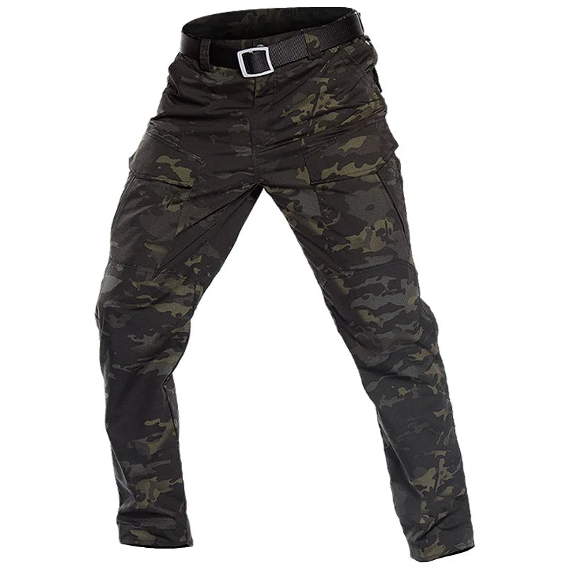 2026 City Tactical Cargo Pants Men Hiking   Hunting Pants Cotton Multi-pocket Stretch Flexible Man Casual Trousers