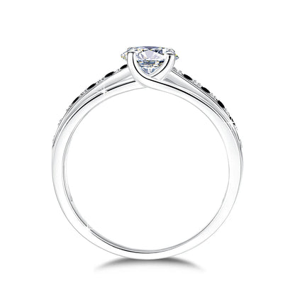 1 Carat Moissanite Rings With Certificate Original 100% Silver 925 Party Designer Jewelry Wife Gift Free Shipping Items