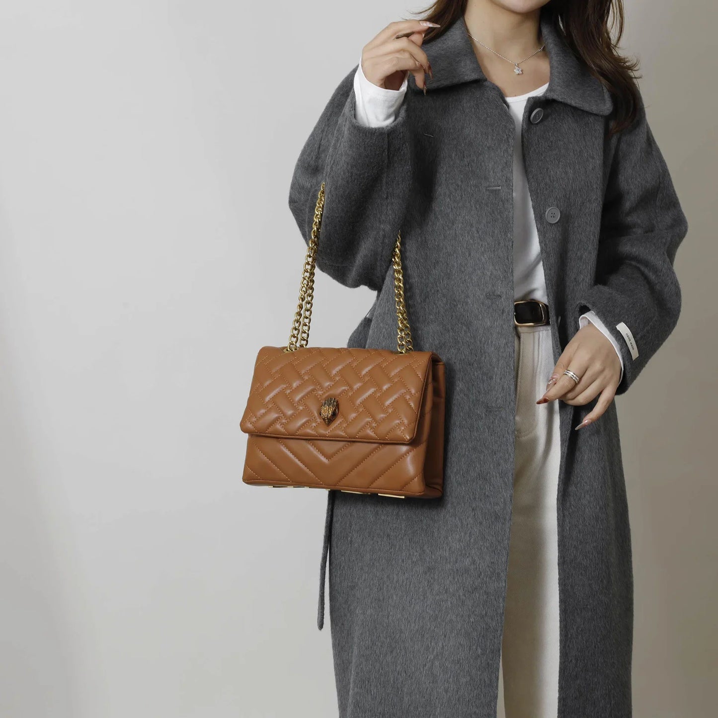 2026 New Women's Bag, Textured Rhombus Embroidery Chain, Versatile Single Shoulder Hot Selling Crossbody