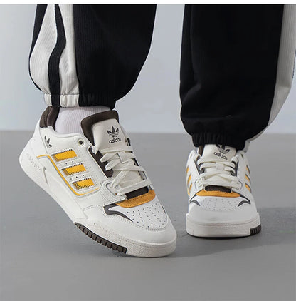 Official Authentic Three Stripes Unisex Retro Lace-Up Low-Top Sneakers JP5886
