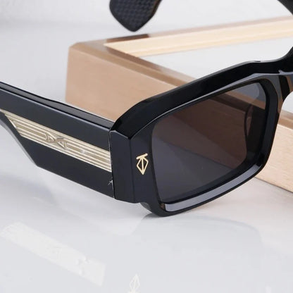Handmade Thick Acetate Classical Sunglasses Rectangle Luxury Brand Design Style Top Quality Patchwork UV400 Unisex Gafas