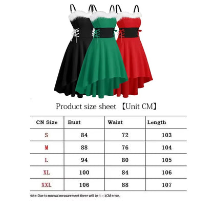 Women's Dress Christmas Floral Print Cold Shoulder Flounce Trim Elegant Dresses For New Year Sexy Merry Christmas Gift