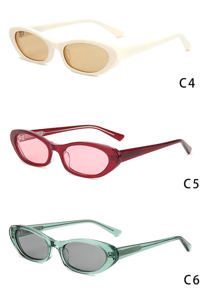 2026 Small Oval Sunglasses Women Vintage Design Sun Glasses Shades Female Sexy Retro Punk Men Sunglass Outdoor Trendy Eyewear