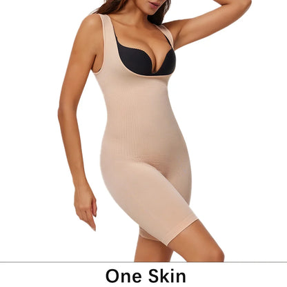 Women's One-Piece Tight Buttocks Control Lifting Shaping Shapewear Bodysuit Device High Waist Training Tight Fitting Clothing