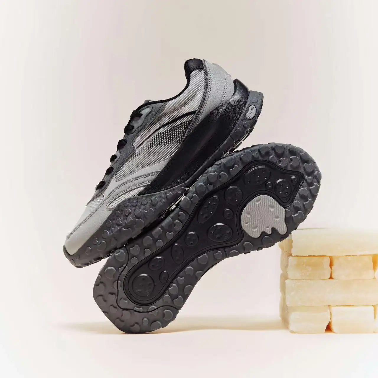 Subin SE Men Running Shoes Balanced Breathable Mesh Lightweight Cushioning Jogging Comfort Male Sneakers 672616774
