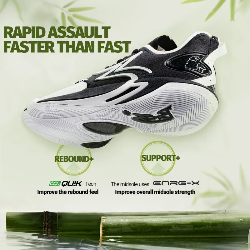 BIG3 6.0 Pro Men Basketball Shoes Carbon Plate Breathable Flexible Training Shock-Absorbing Male Sneakers 672521106