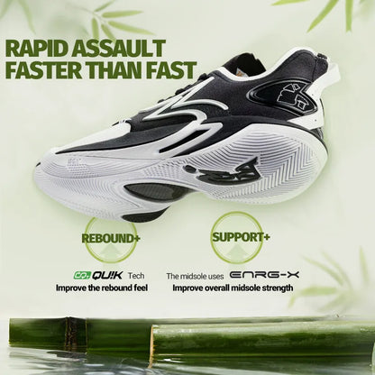 BIG3 6.0 Pro Men Basketball Shoes Carbon Plate Breathable Flexible Training Shock-Absorbing Male Sneakers 672521106