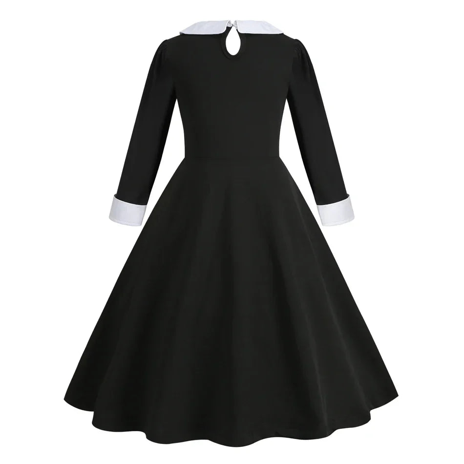 Halloween Dress Girl Costume for Girls Black Dress