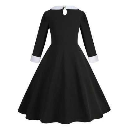 Halloween Dress Girl Costume for Girls Black Dress