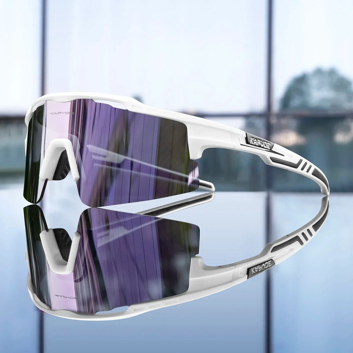 Photochromic Cycling Glasses MTB Riding Skating Sunglasses UV400 Polarized Fishing Goggles Man Woman Bike Bicycle Eyewear