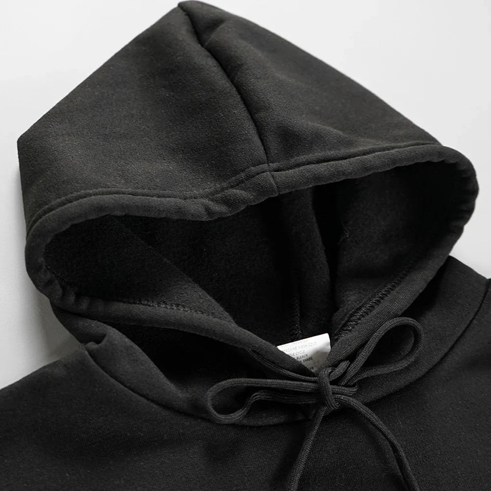 Men's Casual Hoodies Women's Fleece Warm Hoodies Spring Autumn Pullovers Fashion Black Multiple Colour Oversized Sweatshirts Top