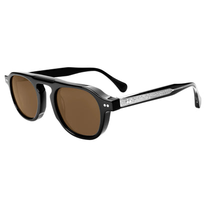 Driving Sunglasses for Men Women Polarized Lens UV400 Protection Retro Round Glasses  Frame Anti Glare for Day Use