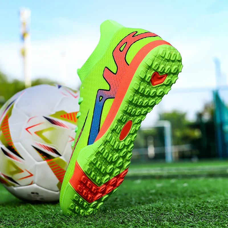 New Men Football Boots Grass Futsal Sneakers High-quality Match Cleats High-top Non-Slip Soccer Shoes Indoor Hot-selling Outdoor