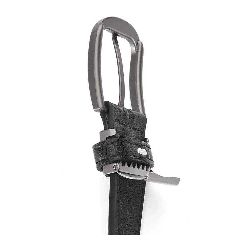 High Quality Men's Alloy Pin Buckle Belt Simple And Versatile Men's Business Belt Unisex Gift Suitable For Formal Occasions