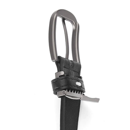 High Quality Men's Alloy Pin Buckle Belt Simple And Versatile Men's Business Belt Unisex Gift Suitable For Formal Occasions