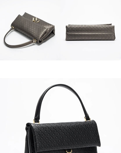 Women's Shoulder Bag 2024 New Flip Bag Detachable Handbag