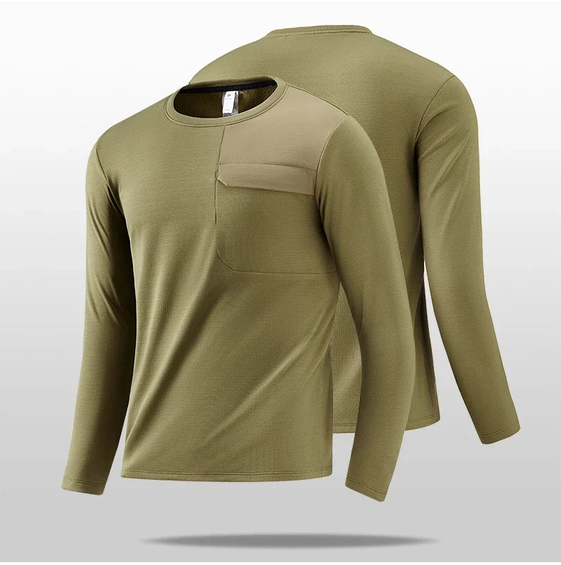 2025 Warm Long-Sleeved Fitness Jacket High-Quality Outdoor Sports Top with Stand-Up Collar for Autumn/Winter Running