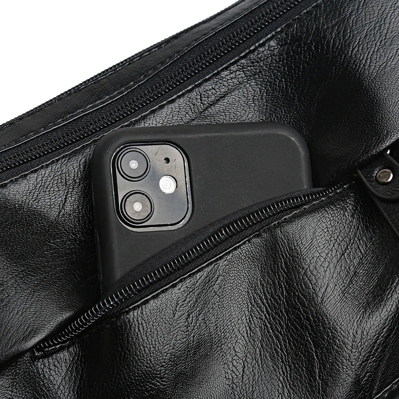 Elegant Leather One Shoulder Handbag Shopping Bag 2024 New Women's Fashion Handbag Sheepskin grain Beautiful Lady Crossbody Bag