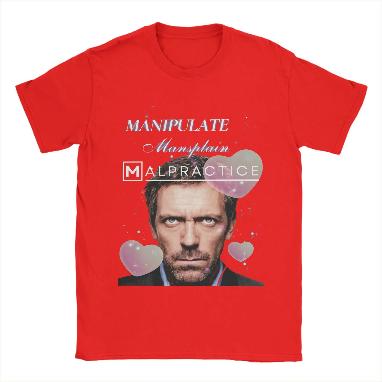 Manipulate Mansplain Malpractice House MD Dr Gregory House T-Shirt Summer  Fashion T Shirts Men's Clothing Short Sleeves Tops