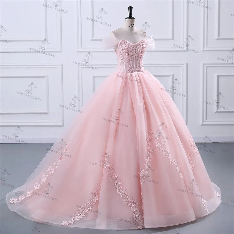 Sweet 15 Quinceanera Dresses Off The Shoulder Birthday Party Dress Formal Ball Gown 15 Year Old Dress Customized