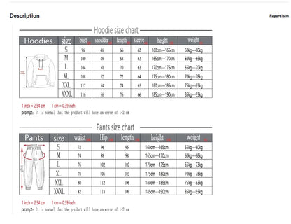 Men's Sports Shirt Hoodie Men's Set 2024 Spring Set Sports Shirt Hoodie+Sports Pants