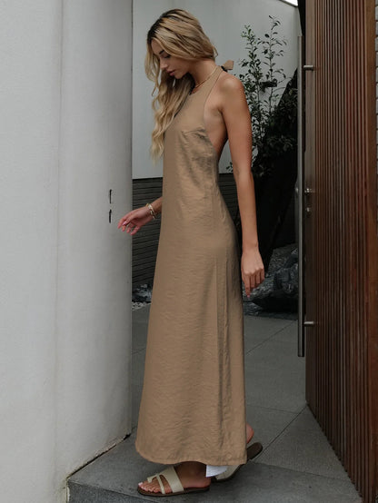2024 Summer Women Backless Elegant Dress
