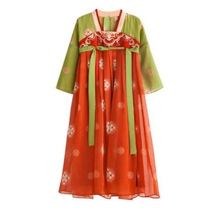 Girl Modern Hanfu Chinese Style Dress Halloween Fairy Kids Clothes Vestidos Traditional Cosplay Children Costume Girls Dresses