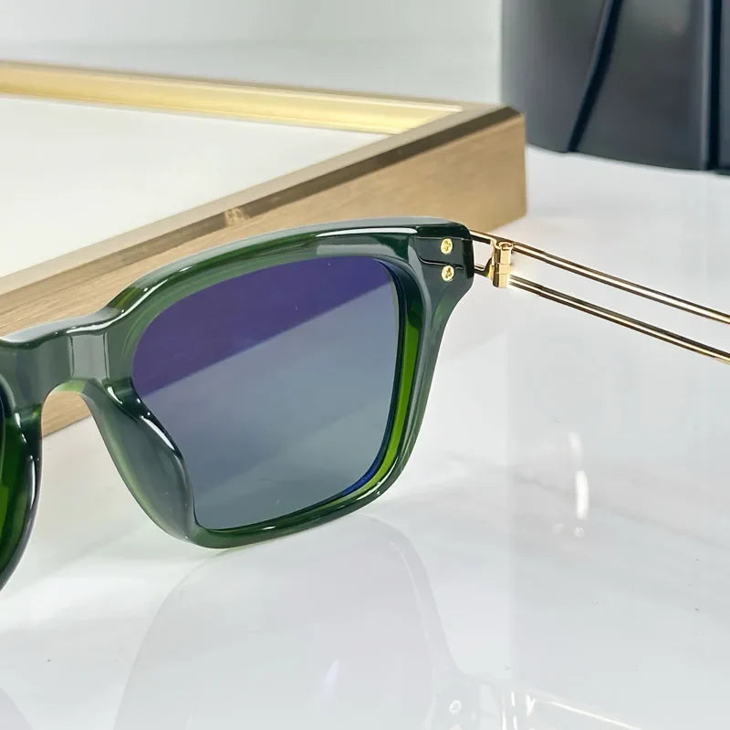 Luxury Crafted Designer Sunglasses Square for Men Women Top High Quality Classic Aesthetics Germany Brand Trendy UV400 with Case