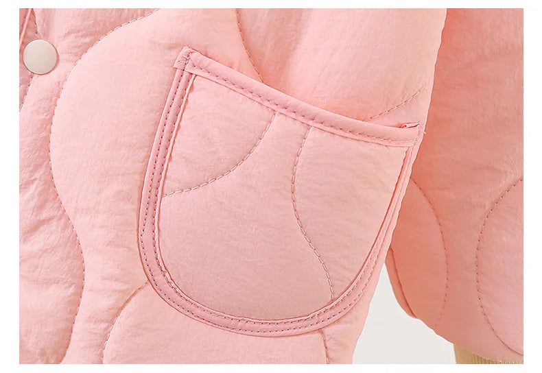 Autumn Winter Baby Kids Jackets+Pants Sets Thicken Boys Girls Coat Trousers Warm Windproof Clothes Suit For Children Home Wear