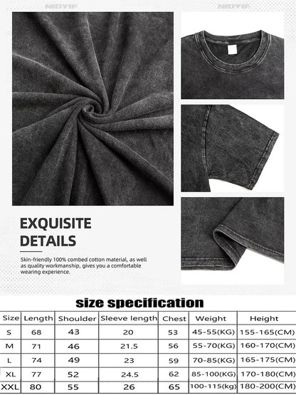 100% Cotton Oversized T Shirt For Men Women HipHop Washed T Shirts cactus jack Short Sleeve Gift Tops look mom i can fly K39